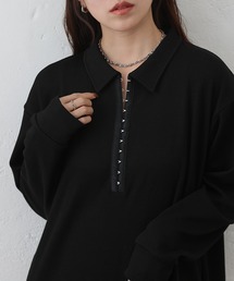 COLONY 2139 | テレコ衿付きロングワンピース(ワンピース)