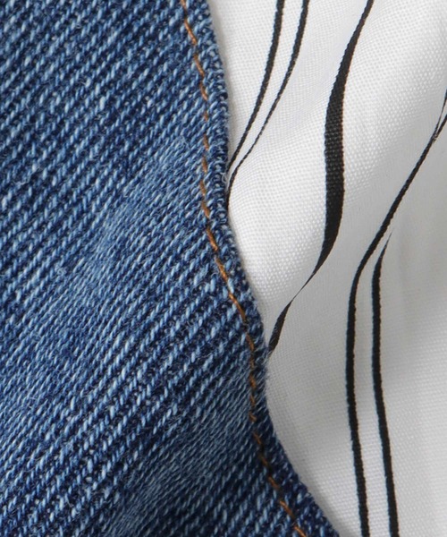 Cepica（セピカ）の「Backギャザーデニムパッチシャツ（シャツ/ブラウス・レディース・ストライプ・FREE）」の17枚目の写真