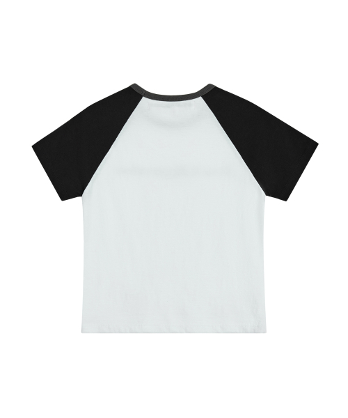 Rest&Recreation（レストアンドレクリエーション）の「RAGLAN HALF SLEEVE TOP - WHITE（Tシャツ/カットソー・レディース・その他・SMALL/MEDIUM）」の2枚目の写真