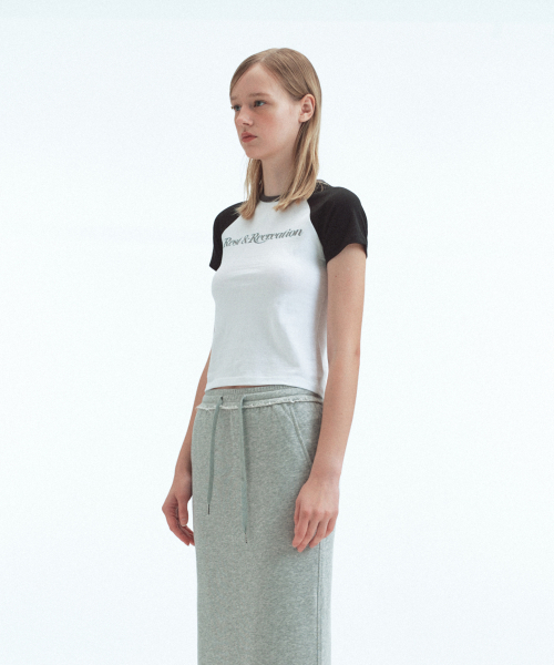 Rest&Recreation（レストアンドレクリエーション）の「RAGLAN HALF SLEEVE TOP - WHITE（Tシャツ/カットソー・レディース・その他・SMALL/MEDIUM）」の4枚目の写真
