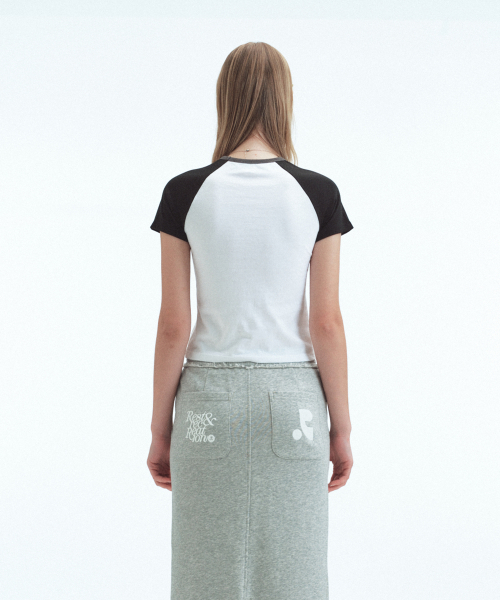 Rest&Recreation（レストアンドレクリエーション）の「RAGLAN HALF SLEEVE TOP - WHITE（Tシャツ/カットソー・レディース・その他・SMALL/MEDIUM）」の5枚目の写真