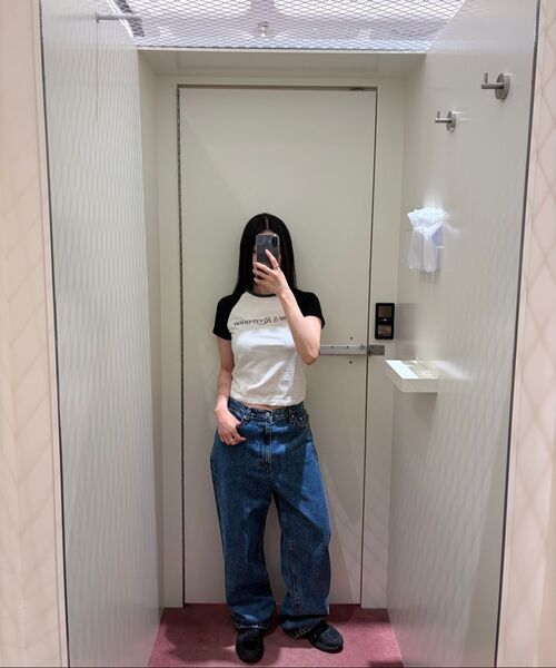 Rest&Recreation（レストアンドレクリエーション）の「RAGLAN HALF SLEEVE TOP - WHITE（Tシャツ/カットソー・レディース・その他・SMALL/MEDIUM）」の6枚目の写真