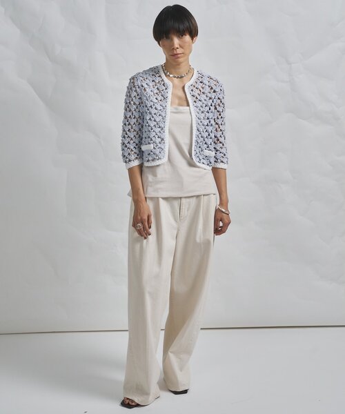 Whim Gazette（ウィムガゼット）の「【GEMINI】ハンドニットカーディガン（カーディガン/ボレロ・レディース・ブルー/ブルー系その他・FREE）」の12枚目の写真