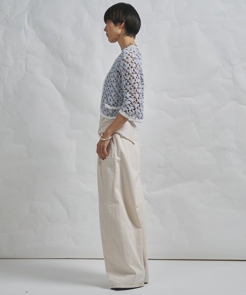 Whim Gazette（ウィムガゼット）の「【GEMINI】ハンドニットカーディガン（カーディガン/ボレロ・レディース・ブルー/ブルー系その他・FREE）」の9枚目の写真