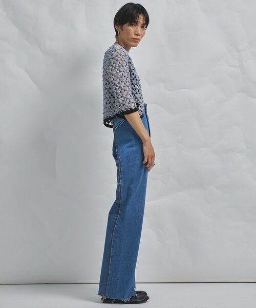 Whim Gazette（ウィムガゼット）の「【GEMINI】ハンドニットカーディガン（カーディガン/ボレロ・レディース・ブルー/ブルー系その他・FREE）」の22枚目の写真