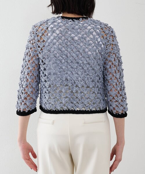 Whim Gazette（ウィムガゼット）の「【GEMINI】ハンドニットカーディガン（カーディガン/ボレロ・レディース・ブルー/ブルー系その他・FREE）」の18枚目の写真