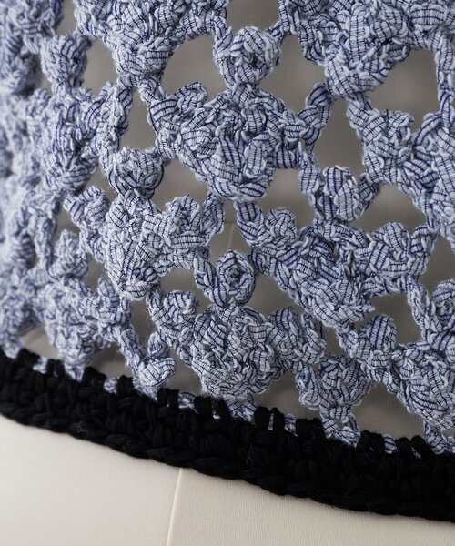 Whim Gazette（ウィムガゼット）の「【GEMINI】ハンドニットカーディガン（カーディガン/ボレロ・レディース・ブルー/ブルー系その他・FREE）」の14枚目の写真