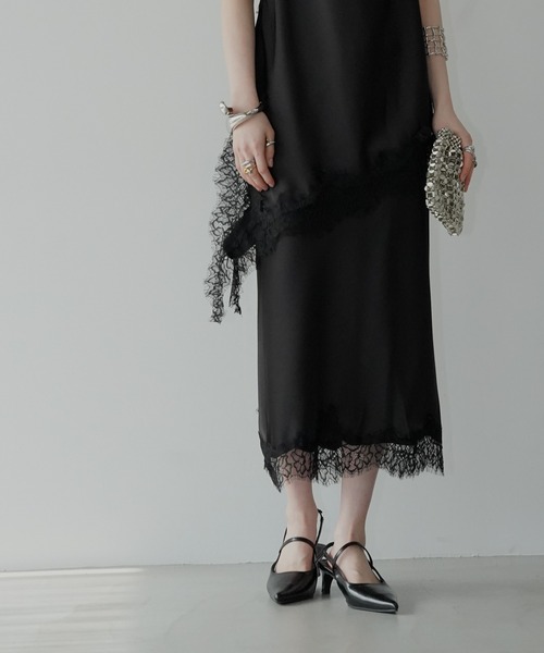 chuclla(チュクラ)の「ストラップライン ポインテッドパンプス chs26s010(パンプス・レディース・ブラック/シルバー・38/37/40/39/36)」の7枚目の写真