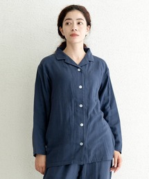 着る保湿クリーム（キルホシツクリーム）の「前開きテーラースリーピングウェア（ルームウェア/パジャマ）」