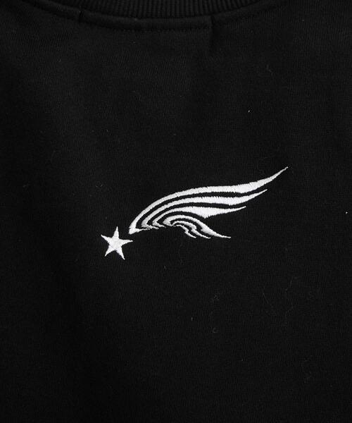 CONVERSE TOKYO(コンバーストウキョウ)の「【CLAMP】『ツバサ-RESERVoir CHRoNiCLE-』GRAPHIC SWEAT(スウェット・レディース・ブラック・FREE)」の5枚目の写真