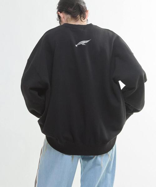 CONVERSE TOKYO(コンバーストウキョウ)の「【CLAMP】『ツバサ-RESERVoir CHRoNiCLE-』GRAPHIC SWEAT(スウェット・レディース・ブラック・FREE)」の7枚目の写真