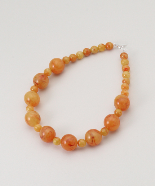 JOURNAL STANDARD（ジャーナルスタンダード）の「PARIS BAKELITENEC（ネックレス・レディース・ブラウン/オレンジ/ブラウン系その他・FREE）」の3枚目の写真