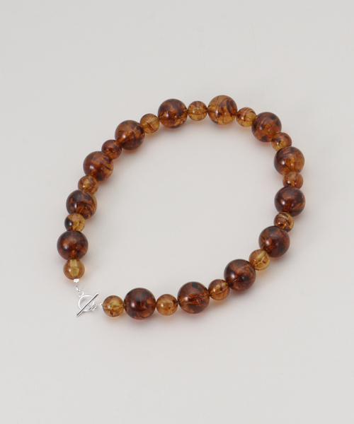 JOURNAL STANDARD（ジャーナルスタンダード）の「PARIS BAKELITENEC（ネックレス・レディース・ブラウン/オレンジ/ブラウン系その他・FREE）」の4枚目の写真