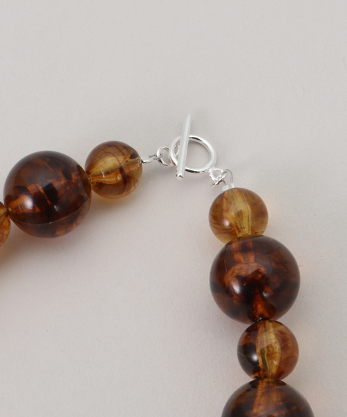 JOURNAL STANDARD（ジャーナルスタンダード）の「PARIS BAKELITENEC（ネックレス・レディース・ブラウン/オレンジ/ブラウン系その他・FREE）」の5枚目の写真