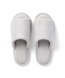 無印良品（ムジルシリョウヒン）の「洗える綿パイルスリッパ・前あき（ルームシューズ/スリッパ）」