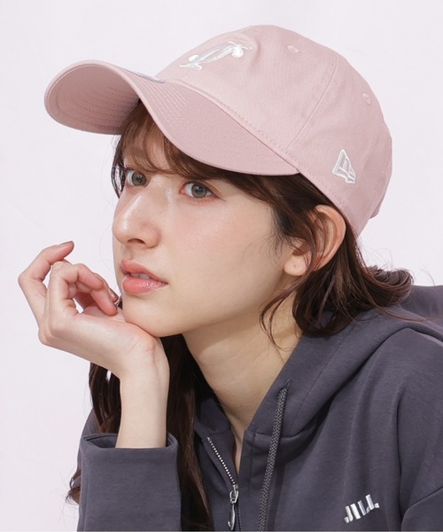 JILL by JILL STUART（ジルバイジルスチュアート）の「＜ニューエラコラボ＞サクラPinkキャップ（キャップ・レディース・ネイビー/ピンク/グレー・FREE）」の3枚目の写真
