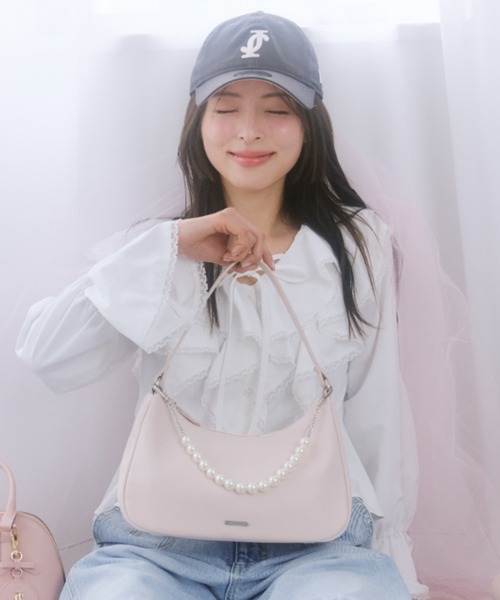 JILL by JILL STUART（ジルバイジルスチュアート）の「＜ニューエラコラボ＞サクラPinkキャップ（キャップ・レディース・ネイビー/ピンク/グレー・FREE）」の9枚目の写真