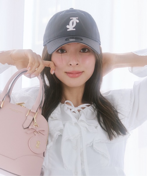 JILL by JILL STUART（ジルバイジルスチュアート）の「＜ニューエラコラボ＞サクラPinkキャップ（キャップ・レディース・ネイビー/ピンク/グレー・FREE）」の5枚目の写真