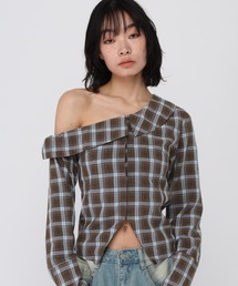 3.3 Field Trip  | 3.3 Field Trip／ワンショルチェックシャツ(シャツ/ブラウス)