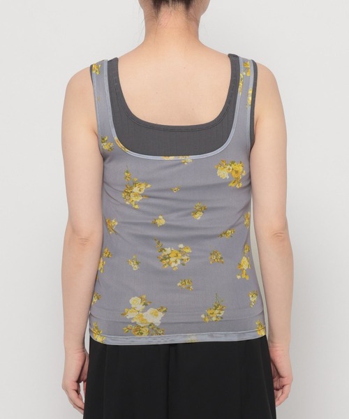 HARE（ハレ）の「2Pレイヤードタンクトップ(HARE)（タンクトップ・レディース・イエロー/ブラック・FREE）」の8枚目の写真