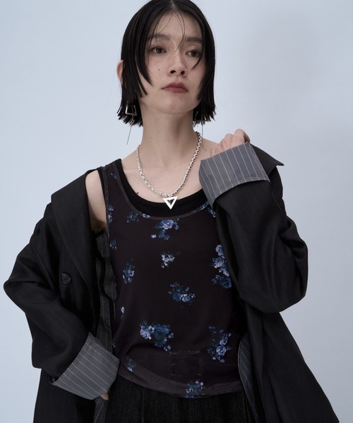 HARE（ハレ）の「2Pレイヤードタンクトップ(HARE)（タンクトップ・レディース・イエロー/ブラック・FREE）」の21枚目の写真