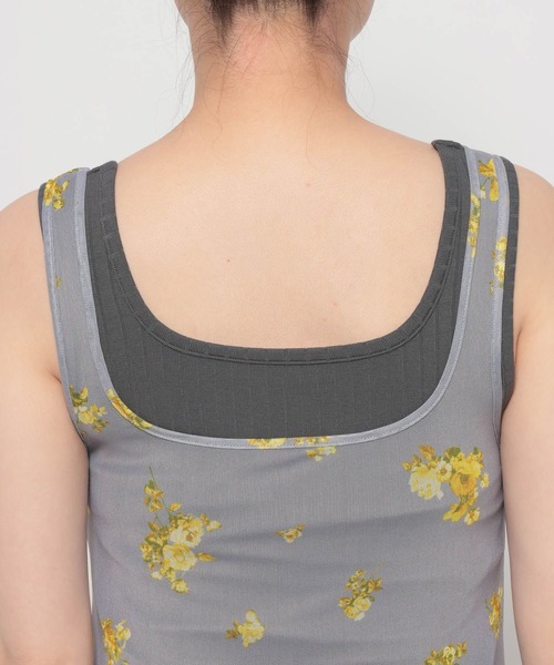 HARE（ハレ）の「2Pレイヤードタンクトップ(HARE)（タンクトップ・レディース・イエロー/ブラック・FREE）」の12枚目の写真