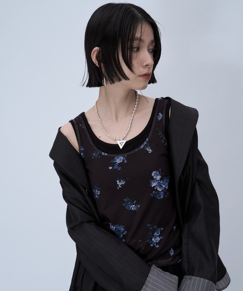 HARE（ハレ）の「2Pレイヤードタンクトップ(HARE)（タンクトップ・レディース・イエロー/ブラック・FREE）」の22枚目の写真