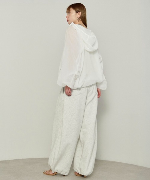 enhaut（アンオート）の「シアー リップストップ パーカー（パーカー・レディース・ホワイト/ネイビー/ブラック・FREE）」の18枚目の写真