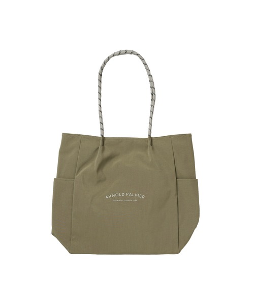 Arnold Palmer（アーノルドパーマー）の「ラージ シェア ロープトート（トートバッグ・レディース・ライトカーキ/ピンク/ブラック・F）」の2枚目の写真