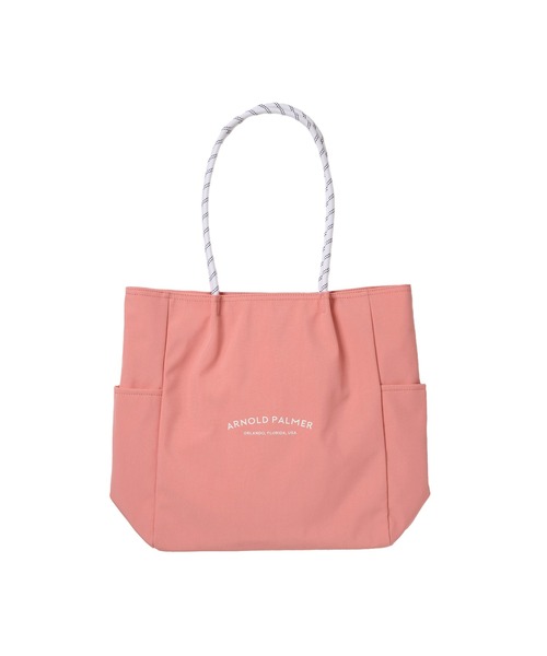 Arnold Palmer（アーノルドパーマー）の「ラージ シェア ロープトート（トートバッグ・レディース・ライトカーキ/ピンク/ブラック・F）」の3枚目の写真