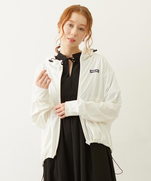 RASH GUARD ZIP HOODIE（ラッシュガード）｜MILKFED.（ミルクフェド