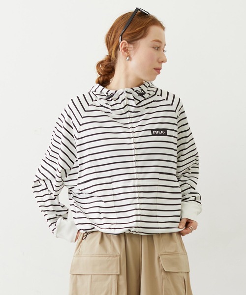 RASH GUARD ZIP HOODIE（ラッシュガード）｜MILKFED.（ミルクフェド