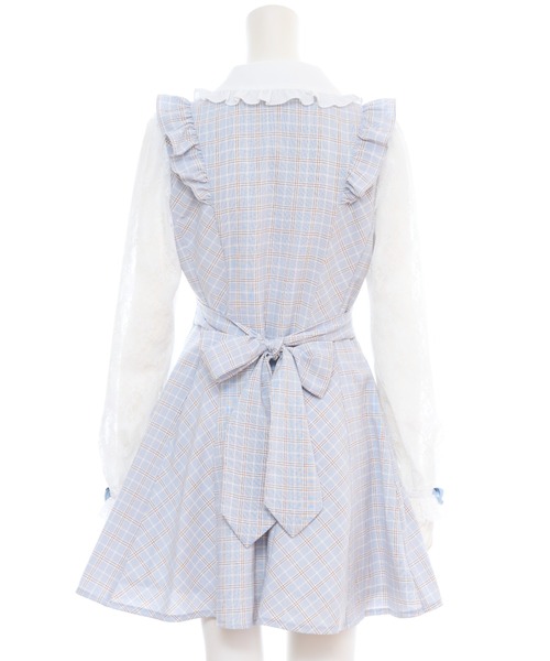 Secret Honey（シークレットハニー）の「袖レースラッフルワンピース（ワンピース・レディース・ピンク/ブルー・MEDIUM）」の11枚目の写真