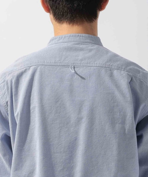 DANTON(ダントン)の「【DANTON(ダントン)】Oxford Band Collar Shirt(シャツ/ブラウス・メンズ・ホワイト/サックスブルー・MEDIUM/LARGE)」の13枚目の写真