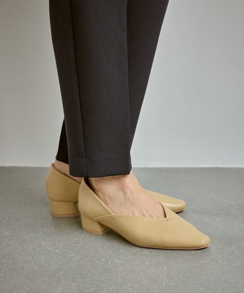 ROPE' PICNIC（ロペピクニック）の「Vカットソフトバブーシュ（パンプス・レディース・ブラック・23.0cm/23.5cm/24.0cm/24.5cm）」の6枚目の写真