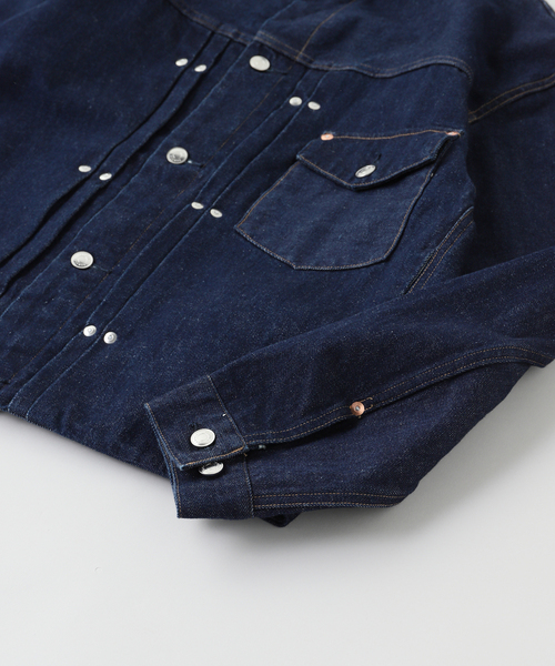 TANAKA（タナカ）の「TANAKA (タナカ) THE JEAN JACKET（デニムジャケット・メンズ・ネイビー・LARGE/MEDIUM）」の3枚目の写真