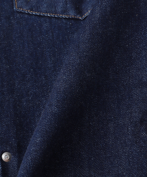 TANAKA（タナカ）の「TANAKA (タナカ) THE JEAN JACKET（デニムジャケット・メンズ・ネイビー・LARGE/MEDIUM）」の4枚目の写真