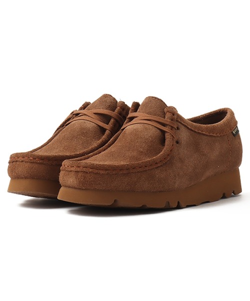 Clarks(クラークス)の「Clarks Wallabee.GTX / クラークス ワラビーGTX(ブーツ・レディース・ブラウン・23.5cm/23.0cm/25.0cm/24.5cm)」の1枚目の写真