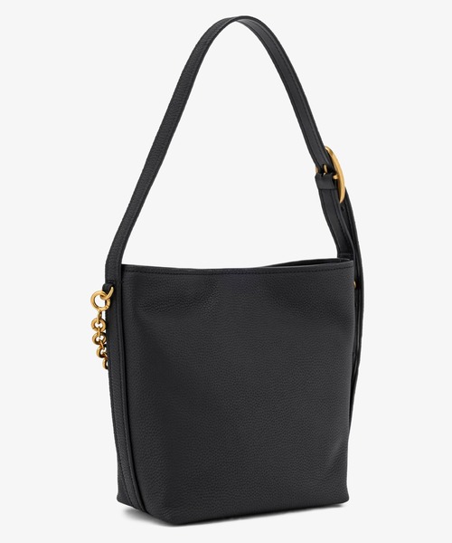 MICHAEL KORS(マイケルコース)の「NOLITA ペブルレザー チェーン バケットバッグ ショルダートート スモール(ショルダーバッグ・レディース・ブラック・FREE)」の4枚目の写真