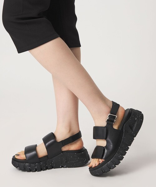 ODETTE E ODILE（オデットエオディール）の「ヴィブラムベルクロ サンダル55（サンダル・レディース・ブラック/ライトグレー・37/36/35）」の18枚目の写真