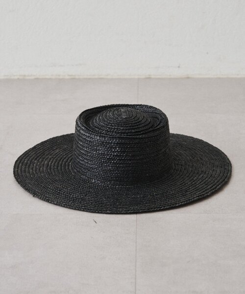 LOUNGEDRESS（ラウンジドレス）の「【GALENA/ガレナ】ストローハット（ハット・レディース・ブラック・FREE）」の5枚目の写真