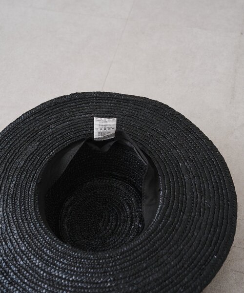 LOUNGEDRESS（ラウンジドレス）の「【GALENA/ガレナ】ストローハット（ハット・レディース・ブラック・FREE）」の6枚目の写真