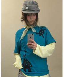 タートルハウスTシャツ [アクア]