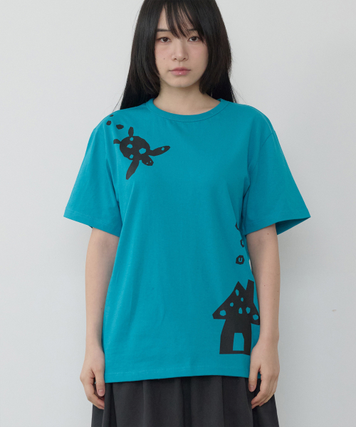 BAUF（バウフ）の「タートルハウスTシャツ [アクア]（Tシャツ/カットソー・レディース・その他・FREE）」の5枚目の写真