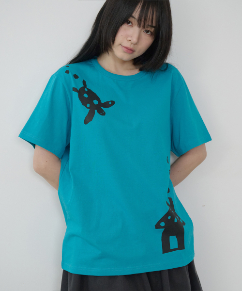 BAUF（バウフ）の「タートルハウスTシャツ [アクア]（Tシャツ/カットソー・レディース・その他・FREE）」の7枚目の写真