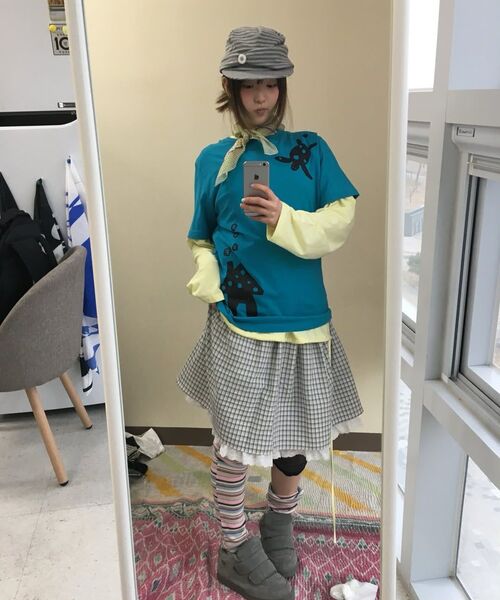 BAUF（バウフ）の「タートルハウスTシャツ [アクア]（Tシャツ/カットソー・レディース・その他・FREE）」の12枚目の写真