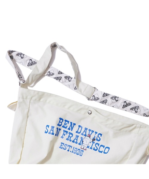 BEN DAVIS(ベンデイビス)の「NEWS PAPER BAG/ニュースペーパーバッグ(メッセンジャーバッグ・メンズ・インディゴブルー/ベージュ系その他2/ベージュ系その他3・FREE)」の17枚目の写真