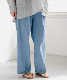 FORK&SPOON | FORK&SPOON　綿麻デニムパンツ(デニムパンツ)