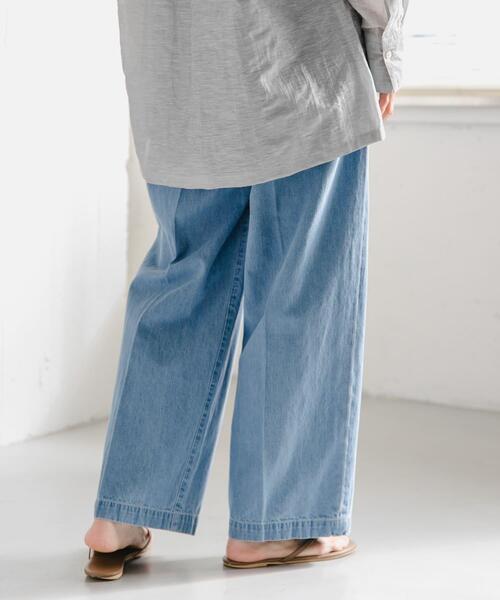 FORK&SPOON（フォークアンドスプーン）の「FORK&SPOON　綿麻デニムパンツ（デニムパンツ・レディース・ワンウォッシュ/ブルー系その他・2/1）」の21枚目の写真