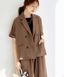 nissen | 半袖ダブルテーラードジャケット(カバーオール)